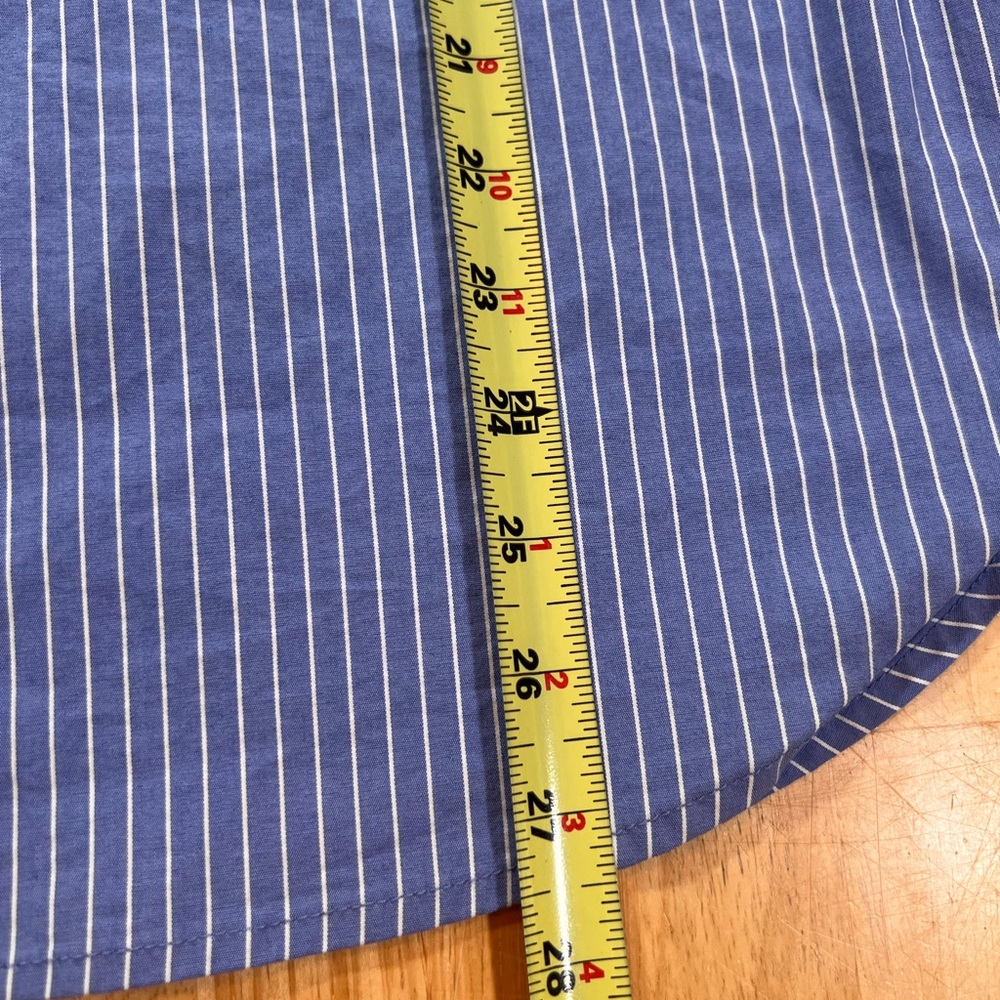 Como Vintage Blue and White stripped Top - Size L - Picture 8 of 11